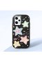 Black Soft Silicone Phone Colorful Stars with Camera Protection Compatible with Redmi Note 12 Pro Speed