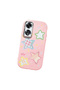 Pink Soft Silicone Phone Colorful Stars with Camera Protection Compatible with Oppo A60 - 3