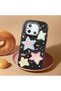Black Soft Silicone Phone Colorful Stars with Camera Protection Compatible with Redmi 12C - 2