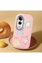 Pink Soft Silicone Phone Colorful Stars with Camera Protection Compatible with Vivo V50 Lite - 2