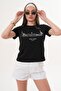 Women's Print Detailed Crew Neck T-Shirt 260252 - 5