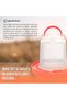 , Bird Water Feeder Outdoor - Bird Water Dispenser for all Birds and Animals - 6