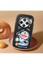غطاء هاتف من السيليكون الناعم باللون الأسود مع حماية للكاميرا متوافق مع Redmi 14C Doraemon منقوش - 2