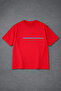 Oversized Unisex T-Shirt- Stripes Ba Printed 100 Pa Cotton T-Shirt Comfortable Fit