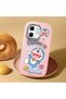 Camera Protected Pink Soft Silicone Phone Doraemon Patterned Compatible with Infinix Hot 50I - 2
