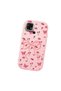 Pink Soft Silicone Phone Bow with Camera Protection Compatible with Redmi 10C Patterned - 3