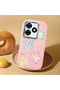 Pink Soft Silicone Phone Colorful Stars with Camera Protection Compatible with Infinix Smart 8 - 2