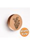 Button Wooden Handle Lale Patterned Children's Room Drawer Kitchen Furniture Cabinet Cupboard Handle Handles - 8