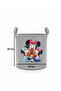 Felt Toy Basket - Cartoon Patterned, Foldable with Handles, Kids Room Organizer 38X39 - 4
