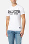 Iconica White T-Shirt with Black Logo