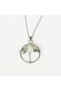 Aquarius Tree of Life Necklace - Stainless Steel - 2