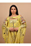 Sage Scalloped Embroidered Jalabiya - 5