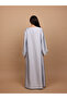 Silk Blossom Embroidered Jalabiya - 4