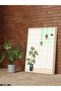 Linear Plant and Lamps One-Piece Wooden Framed Painting - 2