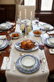Blue Romance 6-Person Porcelain Cake Plate - 2