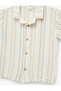 Beige Babyboy Cuban Collar Cotton Shirt - 3