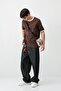 Short Sleeve Regular Fit T-Shirt Brown - 4