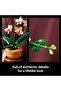 LEGO Botanicals Mini Orchid - Artificial Flowers Set for Adults - Indoor Plant with Terracotta Style - 5