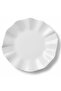 Luhpar Premium White Round Porcelain Charger Plate, 15 Inch – Extra Large Serving Plate for Buffet