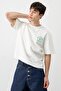 تي شيرت قصير الأكمام Boxy Fit مطبوع إكرو - 8