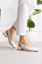 053 Women's Tulle-Pack Short Block Heel-Pack Stylish Shoes - 3