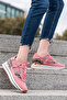 Suede and Genuine Leather Detailed Women's Sneakers