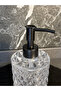 Handmade Glass Bathroom Soap Dish Set, Set of 3 |   Liquid Soap Dispenser, Toothbrush Holder, Solid Soap Dispenser - 2
