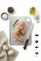Kitchenpro Neo Stainless Steel Cutting Board 2-Piece Set (Medium Size-26X34 cm / Large Size-29X38 cm) - 4