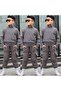 Garson Boy Boy's Zipper Detail Suit (Get One Size Smaller) - 2