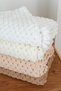 Portbebe for Babies 0-12m White Unisex Newborn Sleeping Bag Cotton Fabric Puffy Knit - 5