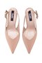 Women's Special High Heels Stylish Buckled Open Back Casual Pointed Toe Evening Dress Shoes 400 - 6