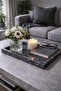Natural Marble Tray |   Ei Production |   Black Stone Decorative Tray