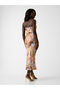 Paisley print slip dress - 4