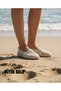 Tri̇ko Straw Stone Detail D Flat Sole Women's B Ballet Flats Shoes