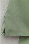 Side-Tied Lined Double Crepe Jacket - Green - 5