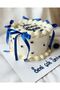 Cobalt Blue 5 Large + 40 Small Ribbon Bow Ornaments - Cake Bow Satin Ribbon on Balloon - 3