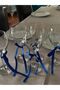 Cobalt Blue 5 Large + 40 Small Ribbon Bow Ornaments - Cake Bow Satin Ribbon on Balloon - 5