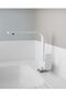 White Kitchen Faucet White Sink Tap Square Modern Design Brass - 3