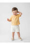 Lcw Baby Yellow Baby Boy Printed T-Shirt and Shorts
