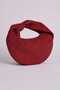 The Moiss Suede Women's Mini Size Red Color Oval Shoulder Bag Bag - 2