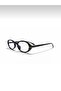 Jine Oval Black Blue Light Protection Glasses