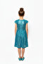 -Blue Sparkle Fun Dress, 2Y to 5Y - 3