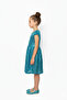 -Blue Sparkle Fun Dress, 2Y to 5Y - 2