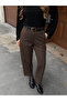 Brown Classic Straight-Cut Trousers - 9957 - 2