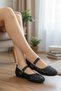 Pul Payet Tokali Belt Pack Women's Comfortable Daily Home Shoes B Ballet Flats Pul01