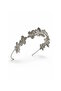 Silver Color Metal Flower Crown - 3