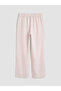 Elastic Waist Linen Women's Trousers - 6