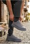 E327 Comfortable Lightweight Linen Rubber Laced Casual Sneakers Men's Sports Shoes - 3