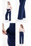 Oysho Fabric Maternity Pants P Cotton U E Stretchy Adjustable Size Waist-Enclosing Stretched Loose P Wide-Leg D