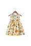 -Amira Printed Apple Casual Dress,Colorful-2Y to 6Y - 2